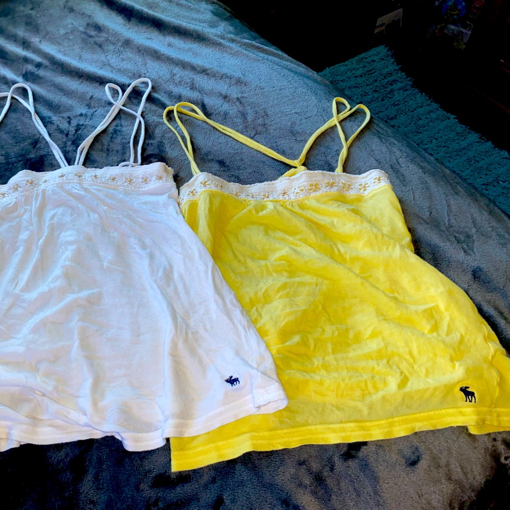 Set Of Two Abercrombie And Fitch Beaded Tops - image 1